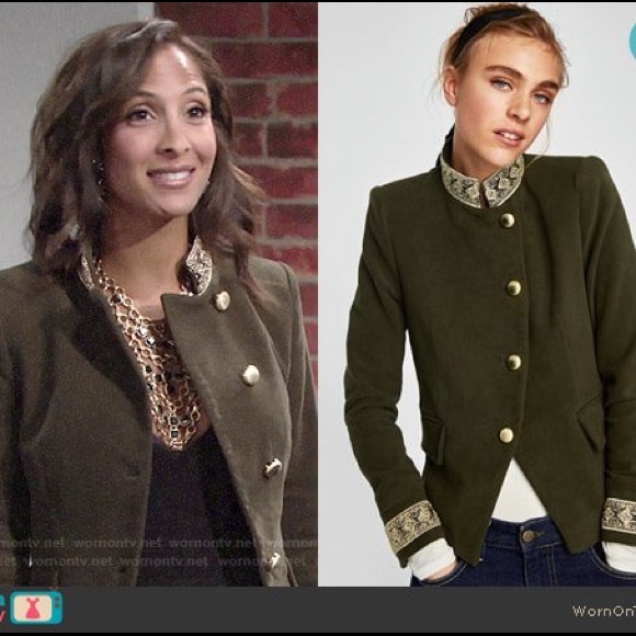 green velvet jacket zara